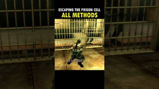 All 3 Ways to ESCAPE Prison in Metal Gear Solid 3! 🐍