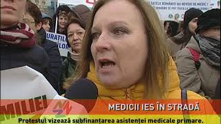 Medicii, din nou în stradă