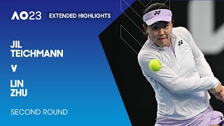 Jil Teichmann v Lin Zhu Extended Highlights | Australian Open 2023 Second Round