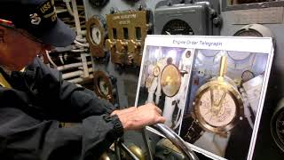 Controlling the speed of the USS Aircraft carrier Hornet - inside the engine room -1