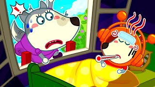 Mommy! Baby Wenda Wolfoo Got Sick! - We Can't Get Inside Wolfoo's Room!