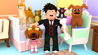 ADOTEI 3 CACHORRINHOS NO MEEPCITY | Roblox - MeepCity