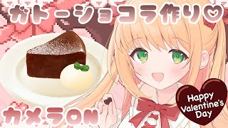 【カメラ枠】バレンタインにガトーショコラ作る！！♡【憩居ももあ/Vtuber】