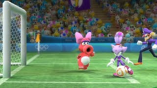 Mario and Sonic at The Rio 2016 Olympic Games #Football -Extra Hard-  Team Blaze vs Team Donkey Kong