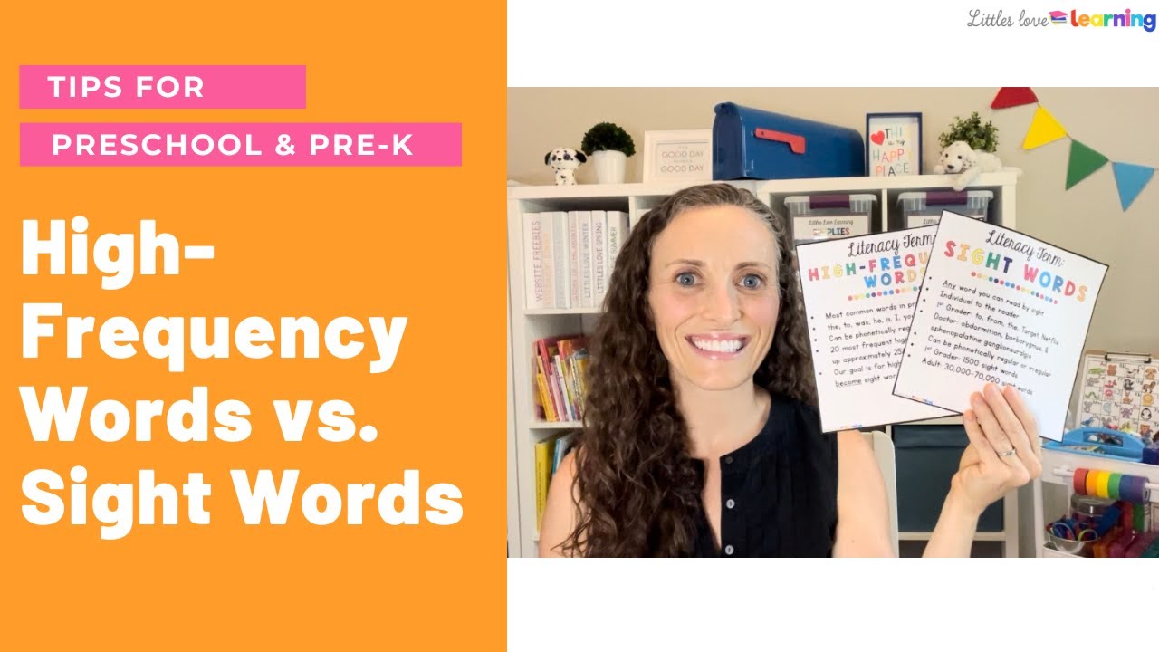 What's The Difference Between Sight Words & High-Frequency Words ...