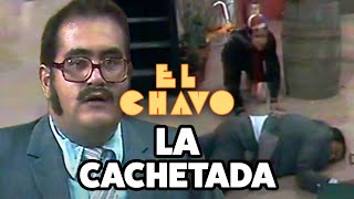 Doña Florinda slaps Señor Barriga | El Chavo del 8