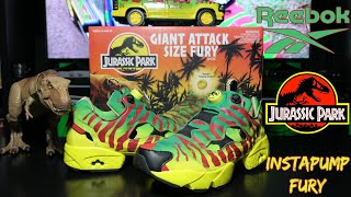 Jurassic Park Reebok Instapump Fury OG Classic Review + On Foot (Giant Attack Size Fury)