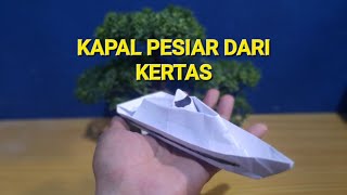 CARA MEMBUAT ORIGAMI KAPAL PERIAR DARI KERTAS | MUDAH DAN KEREN