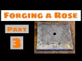 How To Forge a Rose with a Copper Bloom PART 3 // Rose Forging Tutorial