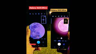 Galaxy S23 Ultra vs Galaxy S22 Ultra MOON SHOT 😲 #shorts #shorts2023 #mobile