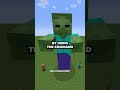 How to spawn a GIANT Zombie in Minecraft??! #shorts #gaming #gamingfacts #minecraft