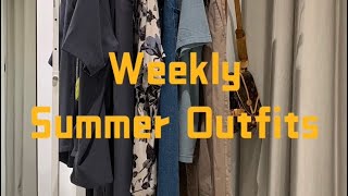 Weekly Summer Outfits / 夏日一週穿搭 / 一衣多穿 / EP 01