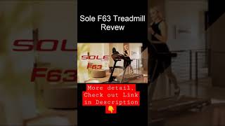 Sole F63 Treadmill Review #shorts