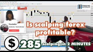 📈💰$285 in 2 Minutes Scalping Using System A - Is Scalping In Forex Profitable? 🤯🤑 #FOREXLIVE #XAUUSD