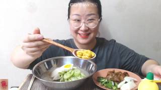 [x2배속추천]답답 할땐 시원한 물냉면이 최고👍~mukbang eating sound