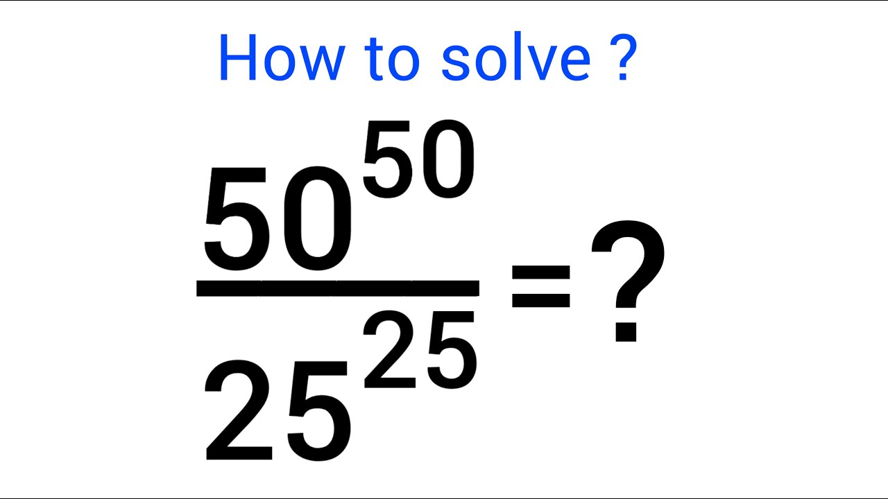 A Nice Power Division Problem Youtube