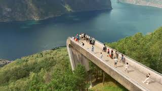 Norway Teaser: Drone Views of Flam, Bergen, Alesund \u0026 Stavanger Royal Caribbean Cruise 2024