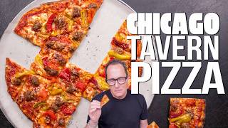 THE CHICAGO PIZZA THAT DESTROYS DEEP DISH (THIN, CRISPY \u0026 DELICIOUS!) | SAM THE COOKING GUY