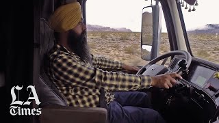 Sikh drivers are transforming U.S. trucking. Take a ride along the Punjabi American highway