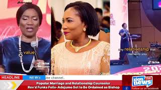 Rev'd Funke Adejumo Set To Be Ordained As Bishop || ZION NEWS