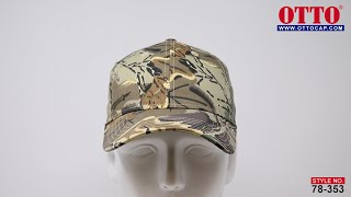 OTTO CAP - Style No. 78-353 6 Panel Low Profile Style Baseball Cap