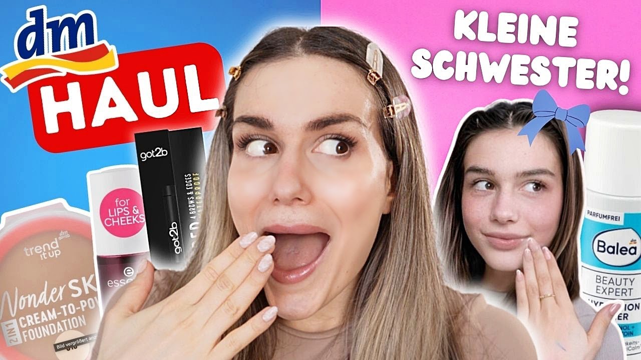 100 Dm Haul Challenge Kleine Schwester Vs Große Schwester Youtube