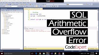 SQL Arithmetic Overflow Error Converting Int To Data Type Numeric