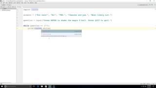 Python Practice: Magic 8 Ball with Lists