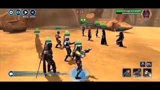 SWGOH BH Jango lead vs DR