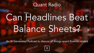 Quant Radio: Can Headlines Beat Balance Sheets?