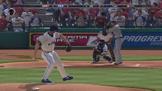 MLB 2K7 Gameplay Texas Rangers vs. Houston Astros Gameplay