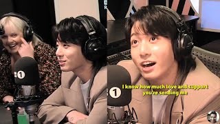BTS Jungkook on BBC Radio 1 Live Sends ARMY a Special Message