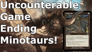 A NEW MINOTAUR BREW!  Legacy Didgeridoo Minotaurs w/ The One Ring (Legacy Minotaur Tribal MTG)