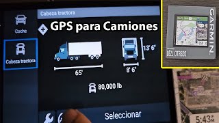 GPS para CAMIONES grandes gps garmin dezl OTR620 gps para trailers OTR720 OTR820 OTR1020