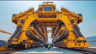 How The $12B Metro Tunnel - Melbourne Metro Rail Is Constructed. Heavy Railway Equipment In Working