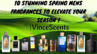 10 Stunning Spring Mens Fragrances To Elevate Your Season !