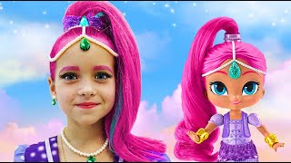 Sofia dress up Princess Shimmer and Shine & Play with Surprise Toys