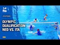 Netherlands vs. Italy - Amazing Match! | Women’s Water Polo Olympic Qualification - Day 2