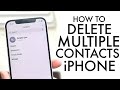 How To Delete Multiple Contacts On iPhone Easily! (2021)