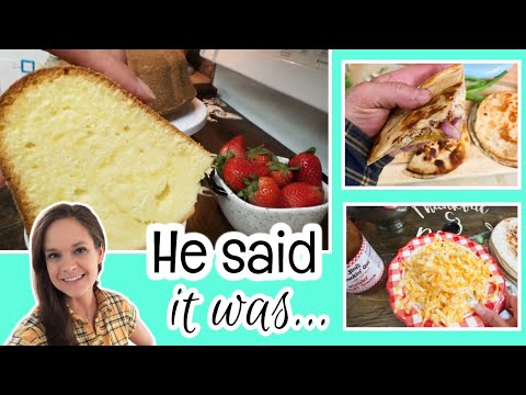 The BEST one he’s ever eaten! Mama's Cream Cheese Pound Cake & Saturday Happenings Homemaking
