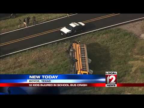 Students Hurt In Texas School Bus Crash - YouTube