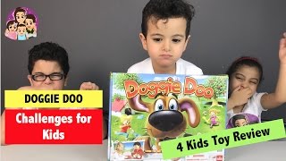 DOG POOPING TOY! DOGGIE DOO: Challenges For Kids/ 4 Kids Toy Review (#doggiedoo)