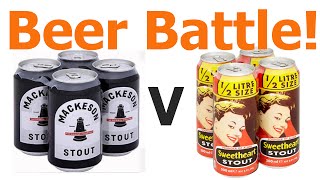 Battle of the Milk Stouts: Sweetheart Stout v Mackeson Stout