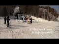 quebec hd skier pov video l ancrage at le massif quebec