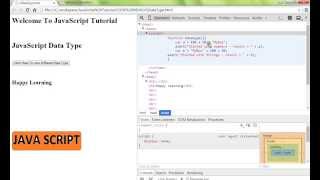 DATA TYPES NUMBERS STRING ARRAY OBJECTS IN JAVASCRIPT DEMO