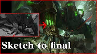 Riot Artist Victor Maury demonstrates what goes into making splash art