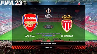 FIFA 23 | Arsenal vs AS Monaco  - UEFA Europa League - PS5 Gameplay