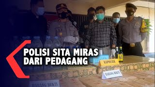 Polisi Sita Ribuan Liter Miras dari Pedagang