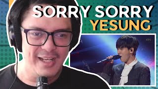 SUPER JUNIOR YESUNG (예성) - SORRY SORRY | SOUND ENGINEER REACTION