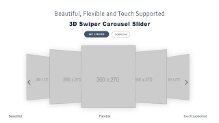 Responsive Slider | Swiper Slider 3D-Coverflow Effect | Free Source Code